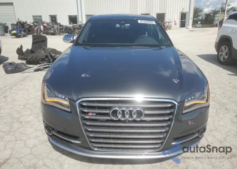 2014 Audi S8 Quattro z USA, uszkodzony, nr VIN WAUD2AFD2EN009155